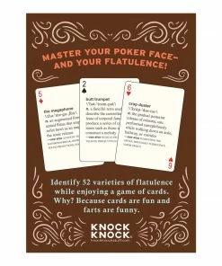 Lucinda's 52 Farts Playing Cards Deck New