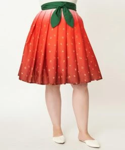 Lucinda's Ombré Strawberry Skirt