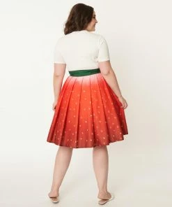 Lucinda's Ombré Strawberry Skirt