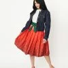 Lucinda's Ombré Strawberry Skirt