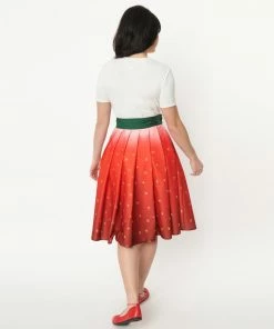 Lucinda's Ombré Strawberry Skirt