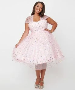 Lucinda's Pink Hearts Garden State Dress