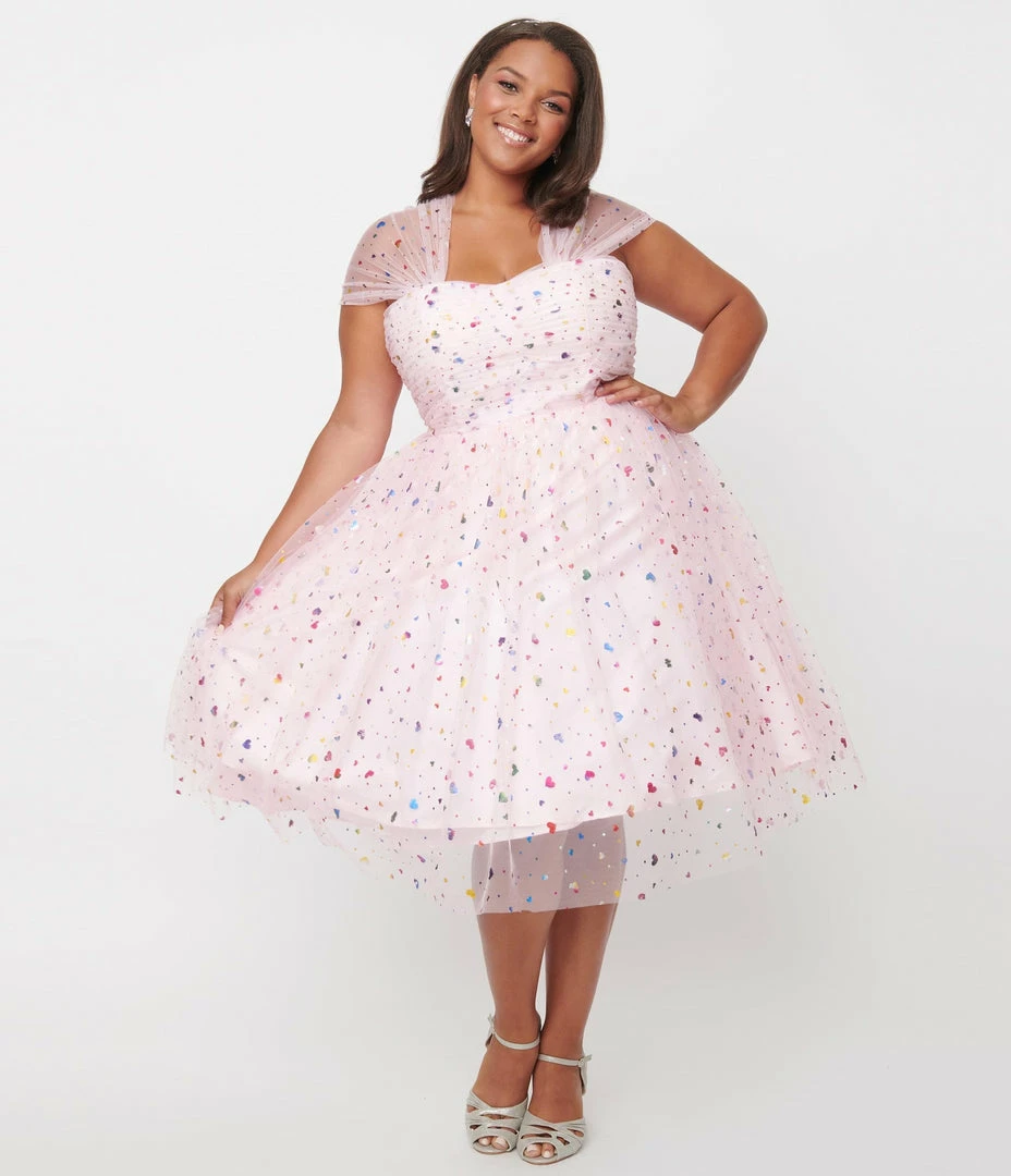 Lucinda's Pink Hearts Garden State Dress 3 Lucinda's Pink Hearts Garden State Dress