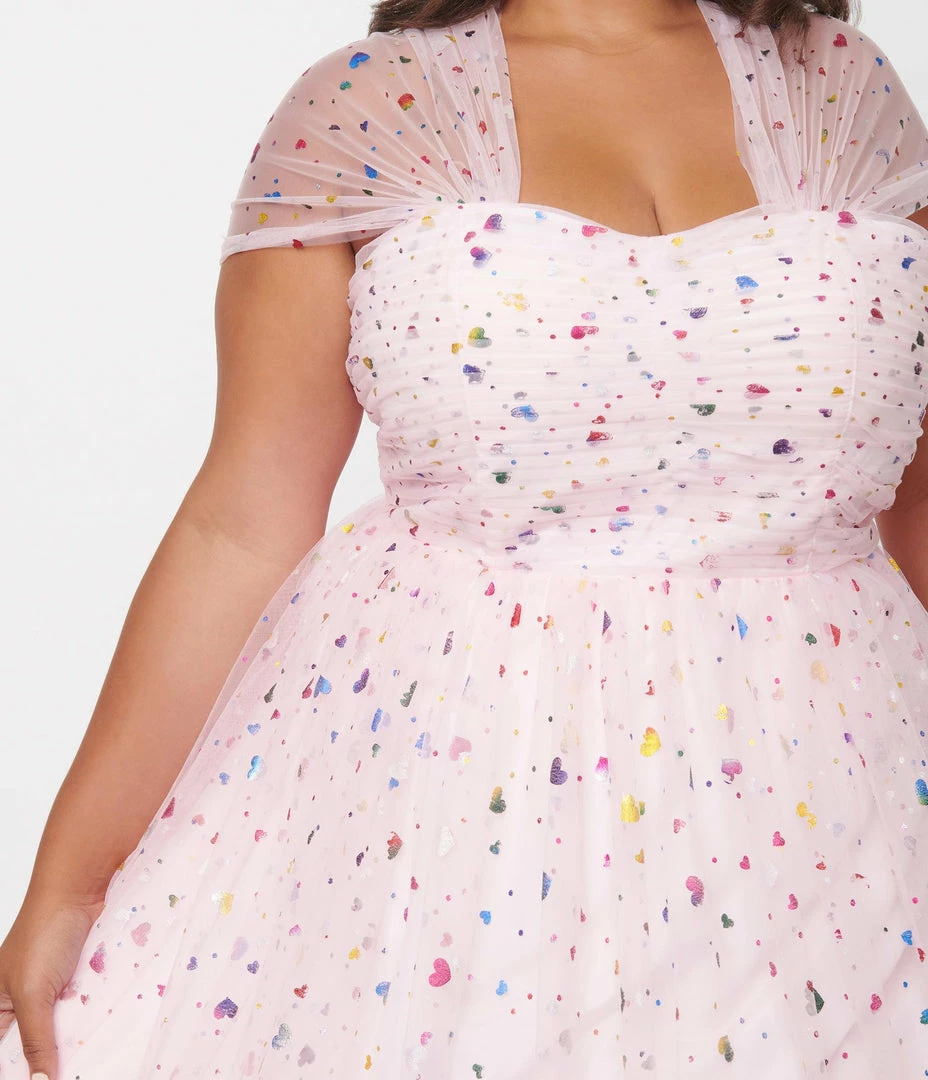 Lucinda's Pink Hearts Garden State Dress 4 Lucinda's Pink Hearts Garden State Dress