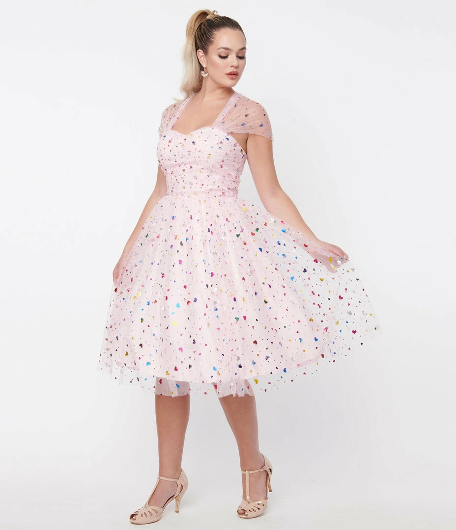 Lucinda's Pink Hearts Garden State Dress 7 Lucinda's Pink Hearts Garden State Dress