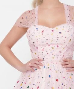 Lucinda's Pink Hearts Garden State Dress 15 Lucinda's Pink Hearts Garden State Dress