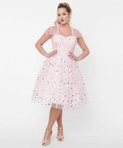 Lucinda's Pink Hearts Garden State Dress 16 Lucinda's Pink Hearts Garden State Dress