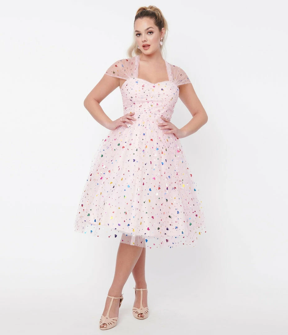 Lucinda's Pink Hearts Garden State Dress 9 Lucinda's Pink Hearts Garden State Dress