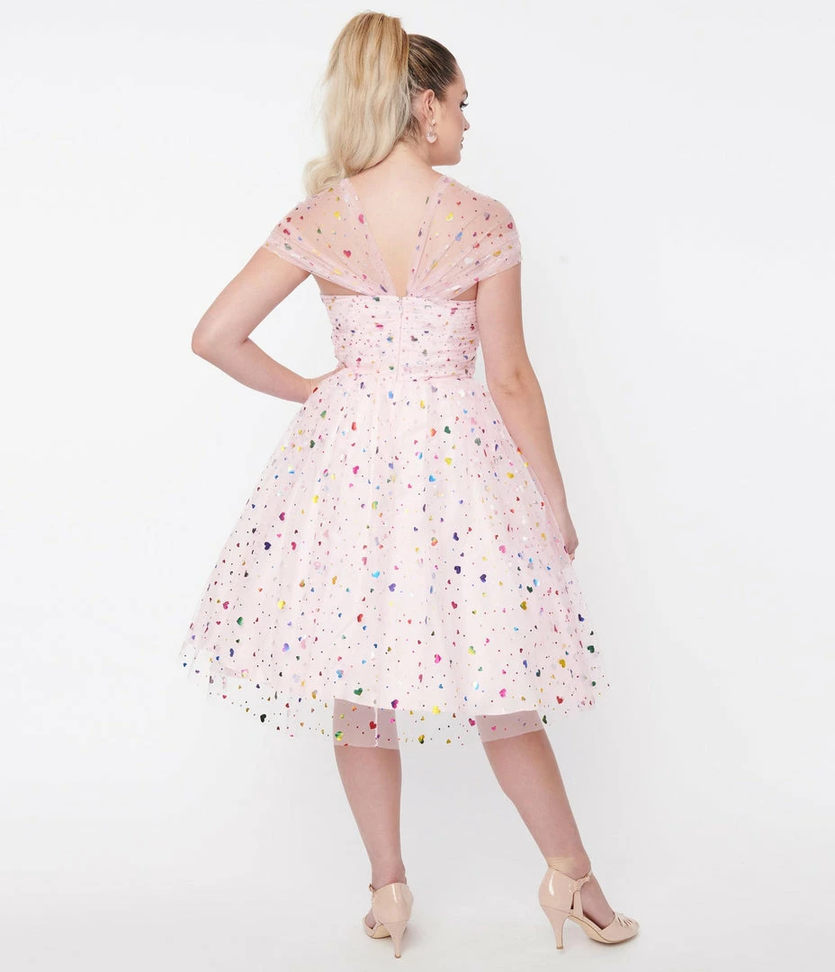 Lucinda's Pink Hearts Garden State Dress 10 Lucinda's Pink Hearts Garden State Dress