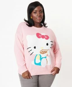 Lucinda's Hello Kitty Morning Coffee Sweater New