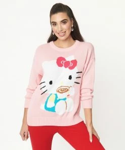 Lucinda's Hello Kitty Morning Coffee Sweater New