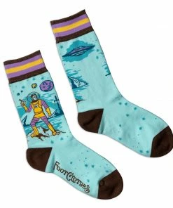 Lucinda's 1950s Astronaut Unisex Socks New