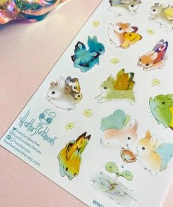 Lucinda's Bunnerflies Stickers