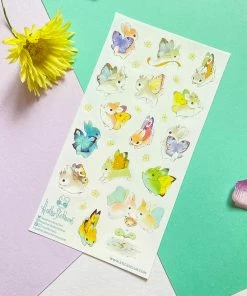 Lucinda's Bunnerflies Stickers