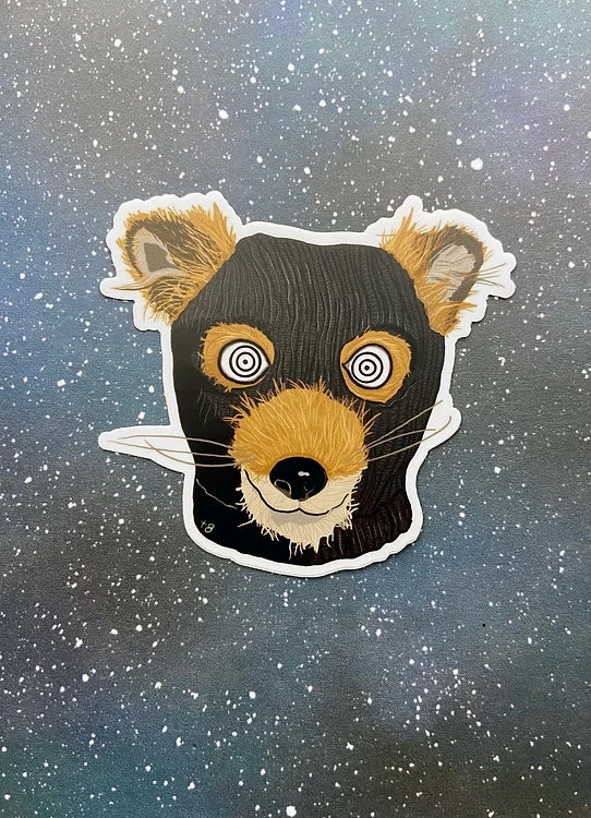 Lucinda's Fantastic Mr. Fox Bandit Sticker New 4 Lucinda's Fantastic Mr. Fox Bandit Sticker New