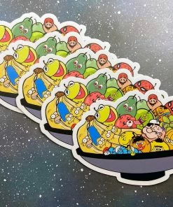 Lucinda's Nostalgic Fruit Bowl Sticker New