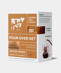 Lucinda's Salted Caramel Latte Pour Over Set New