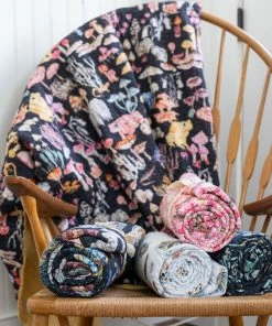 Lucinda's Mushroom Magic Kantha Quilt New