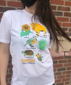 Lucinda's New Kansas Symbols Tee