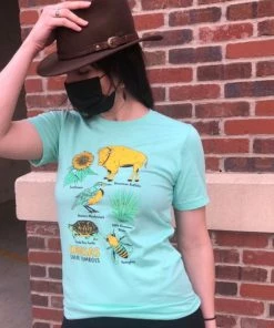 Lucinda's New Kansas Symbols Tee