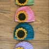 Lucinda's Crochet Sunflower Hat New