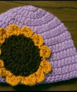 Lucinda's Crochet Sunflower Hat New