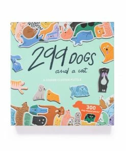 Chronicle Books 299 Dogs & A Cat Puzzle