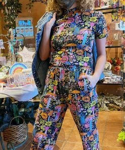 Lucinda's Magical Mushroom Joggers By Nooworks New