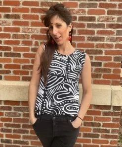 Lucinda's Ripple Muscle Tee By Nooworks New