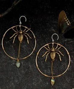 Lucinda's Spider's Stratagem Onyx Earrings