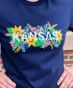 Lucinda's Kansas Floral Tee By Elisabeth Owens