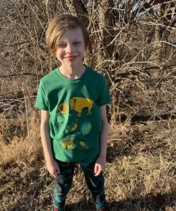 Lucinda's Kansas Symbols Tee-Big Kid New