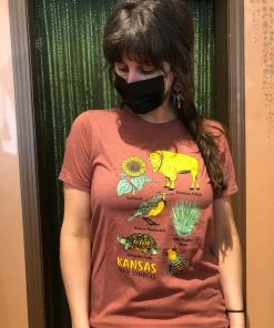 Lucinda's New Kansas Symbols Tee