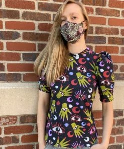 Lucinda's New Witchy Ways Puff Sleeve Top By Nooworks