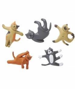 Lucinda's New Cat Yoga Magnets