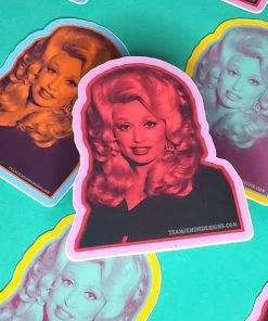 Lucinda's Pink Dolly Sticker