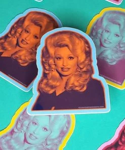 Lucinda's Orange Dolly Sticker