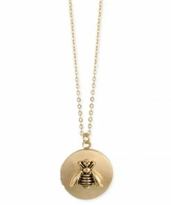 Lucinda's Wichita Bee Locket Necklace Jewelry