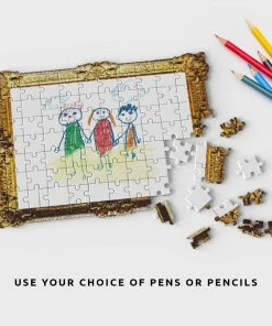 Lucinda's New Framed Drawing Jigsaw Puzzle