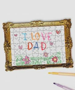 Lucinda's New Framed Drawing Jigsaw Puzzle