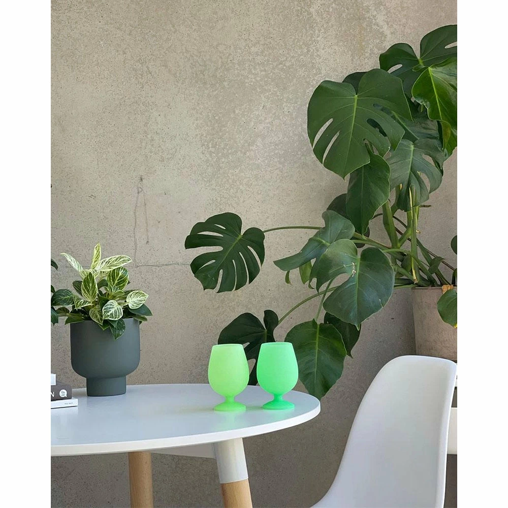 Lucinda's Acapulco Stemm Silicone Wine Glasses New 4 Lucinda's Acapulco Stemm Silicone Wine Glasses New