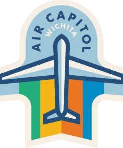 Lucinda's Wichita And Kansas Merch Wichita: Air Capitol Sticker