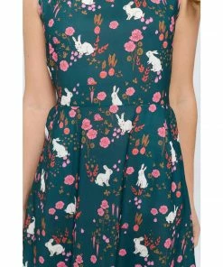 Lucinda's Bunnies In The Garden Dress