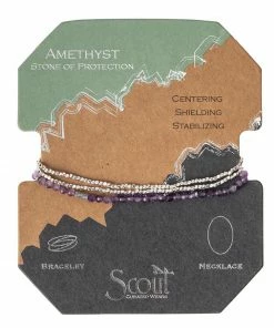 Lucinda's New Delicate Amethyst Wrap Bracelet