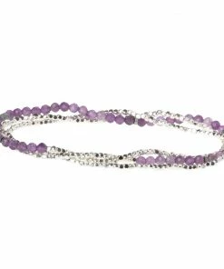 Lucinda's New Delicate Amethyst Wrap Bracelet