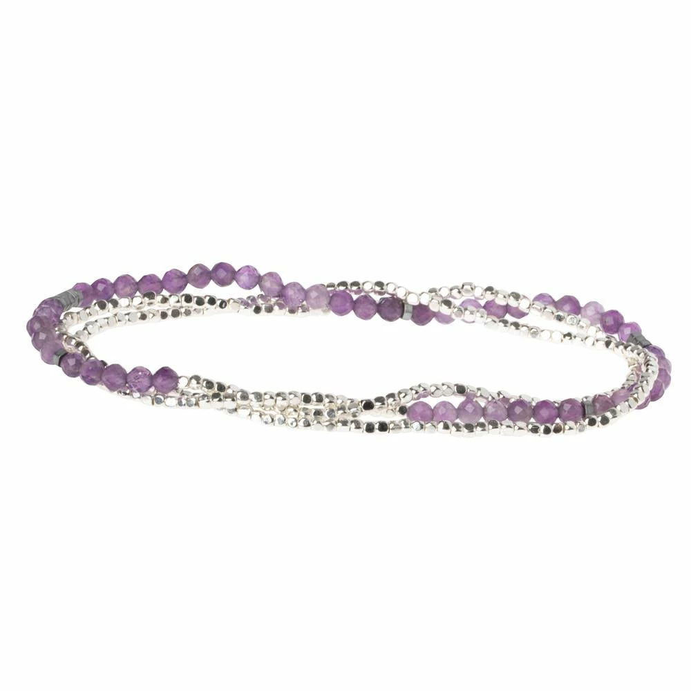 Lucinda's New Delicate Amethyst Wrap Bracelet 3 Lucinda's New Delicate Amethyst Wrap Bracelet