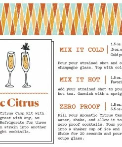 Lucinda's Aromatic Citrus Camp Craft Cocktails New