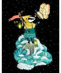 Lucinda's Beacon Badger Print