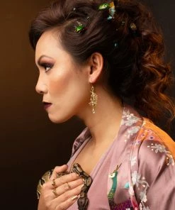 Lucinda's Bee & Laurel Earrings