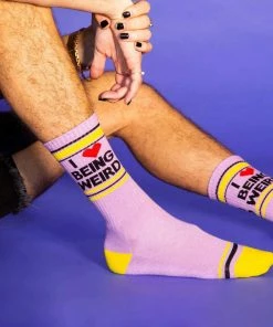 Lucinda's I ❤️ Being Weird Unisex Socks